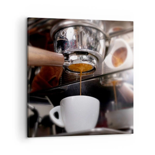 Impression sur toile - Image sur toile - Bon moment de la journée - 50x50 cm