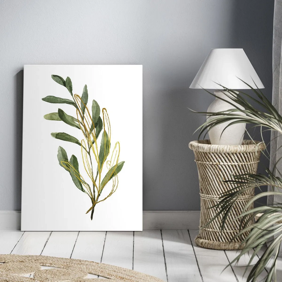 Impression sur toile - Image sur toile - Tout ce qui est bon - 45x80 cm