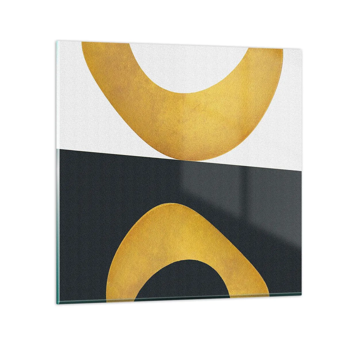 Impression sur verre - Image sur verre - Avant tout : l’or - 30x30 cm