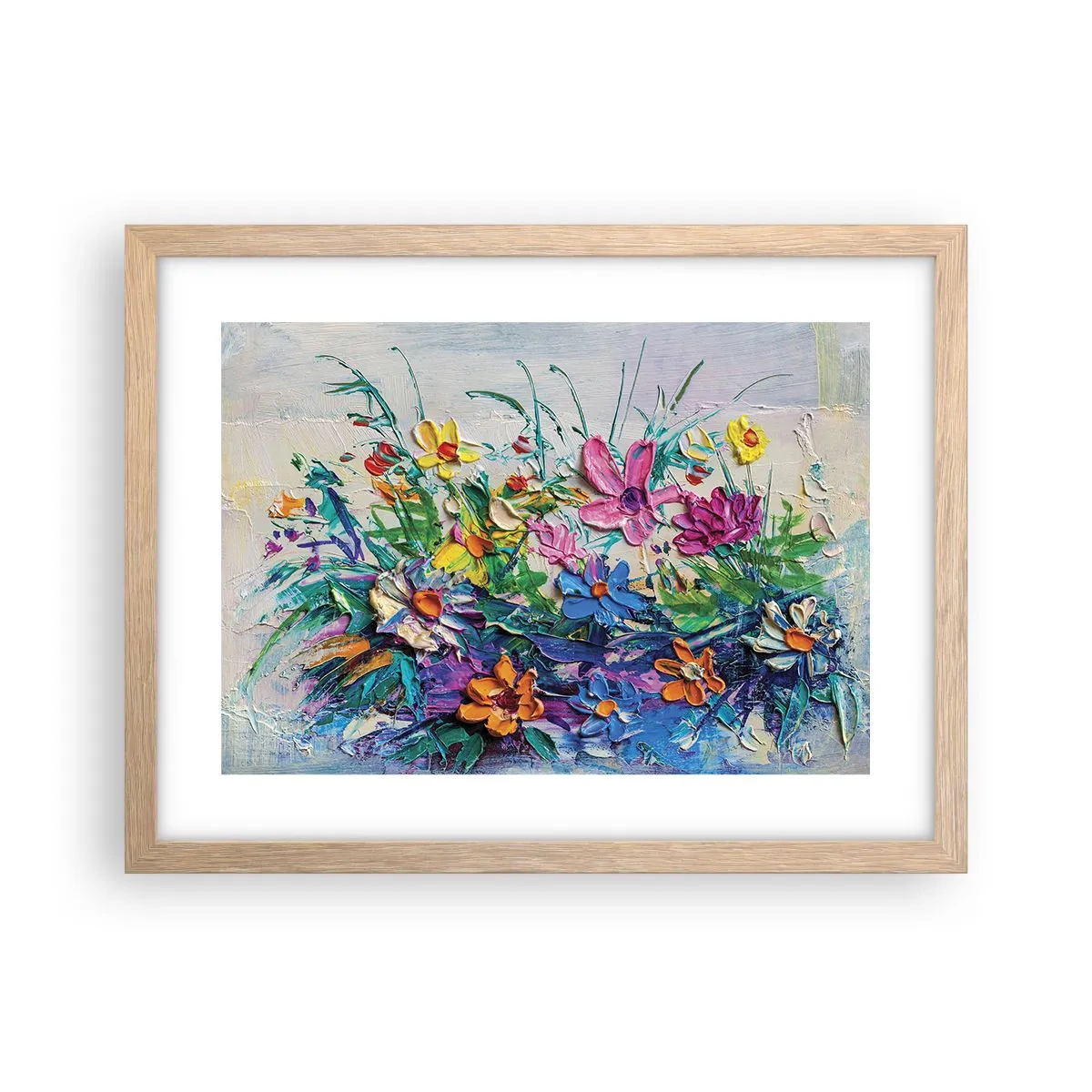 Affiche dans un chêne clair - Poster - Absolument pas une nature morte - 40x30 cm