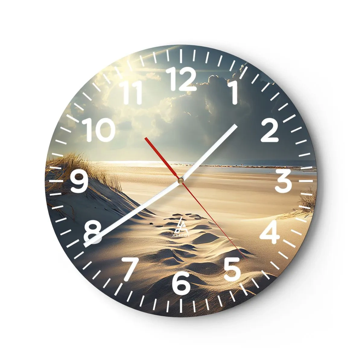 Horloge murale - Pendule murale - Un paysage apaisant - 40x40 cm