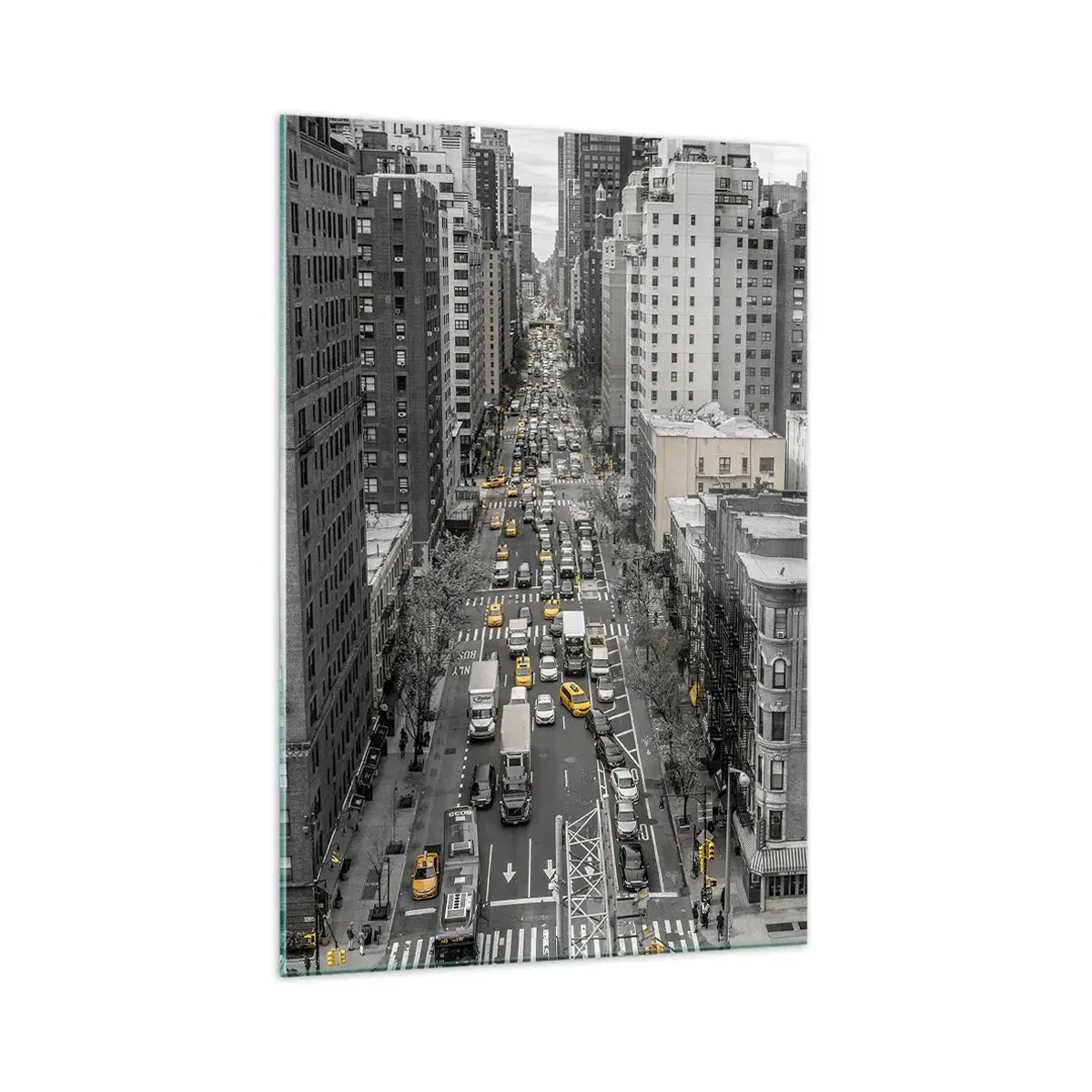 Impression sur verre - Image sur verre - La vie new-yorkaise - 70x100 cm