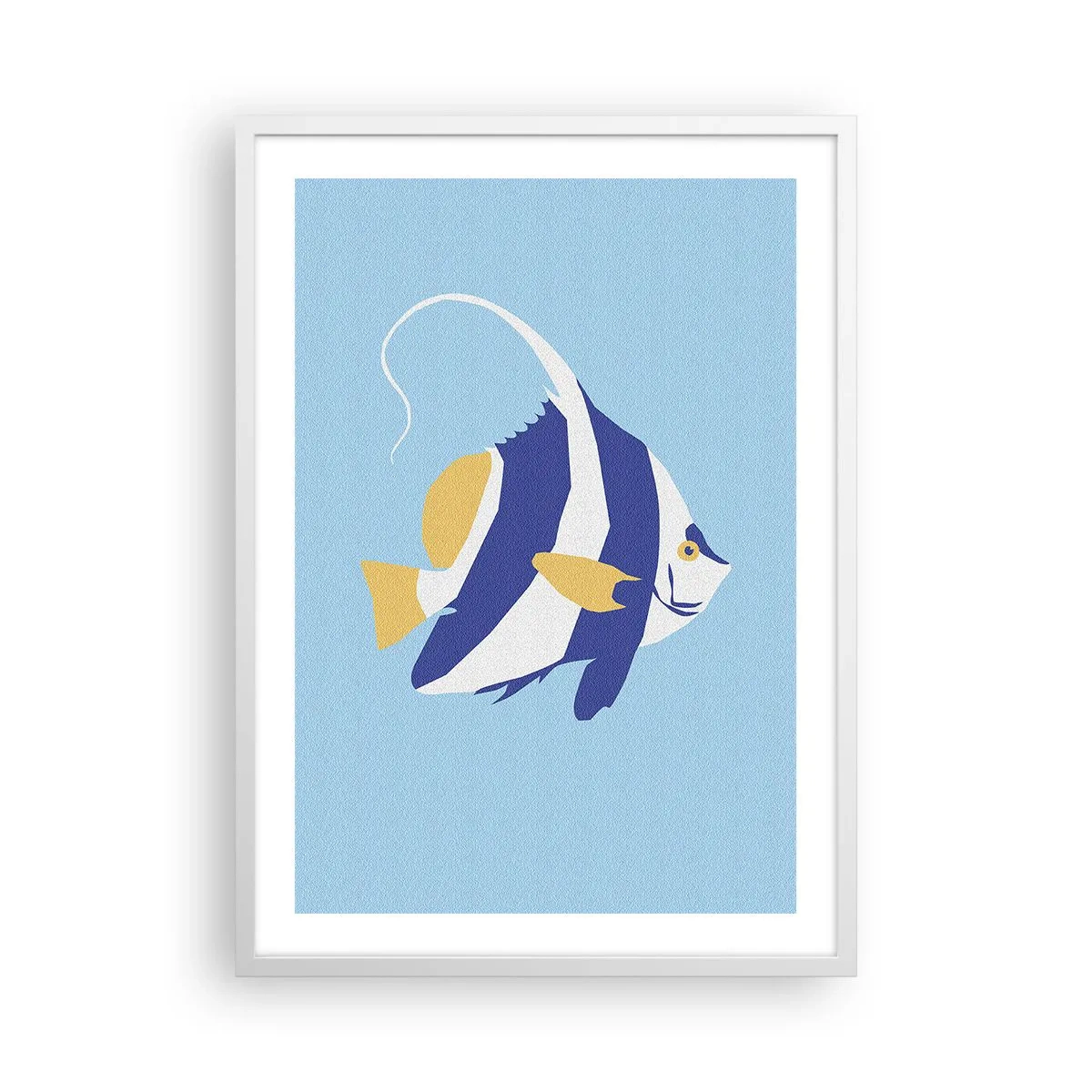 Affiche dans un cadre blanc - Poster - Miss eaux tropicales - 50x70 cm