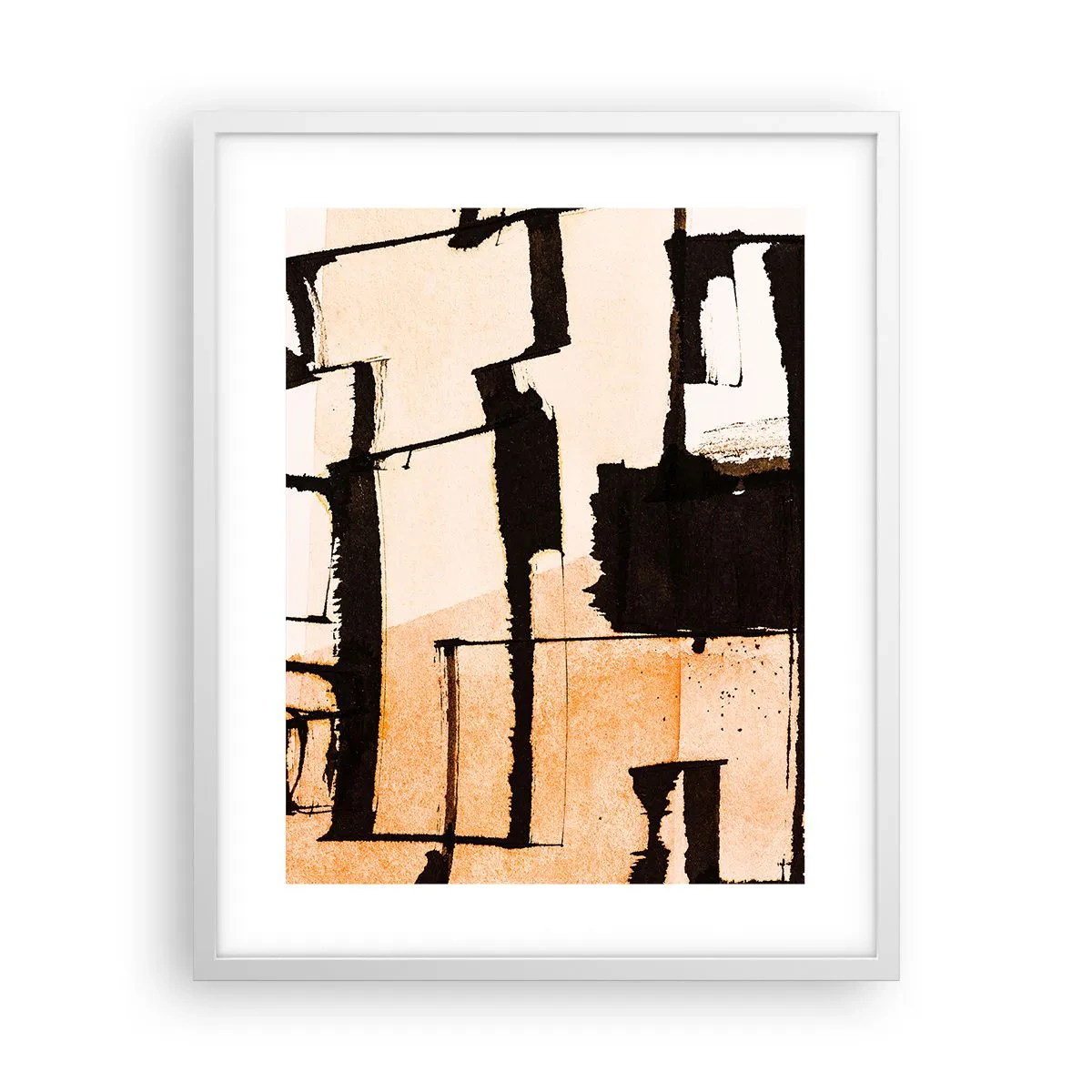 Affiche dans un cadre blanc - Poster - De l’ordre malgré tout - 40x50 cm