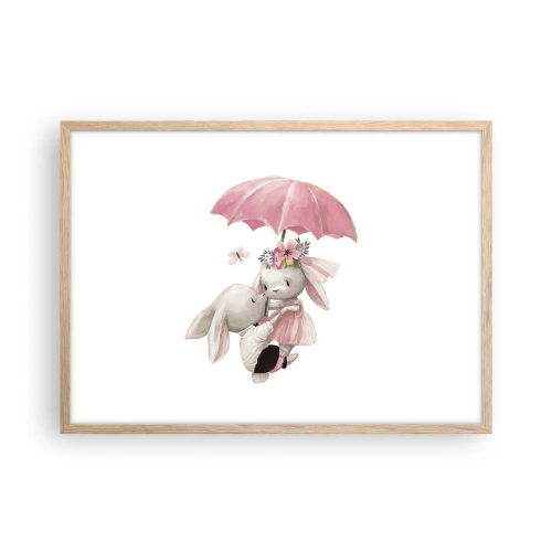 Affiche dans un chêne clair - Poster - C'est ça l'amour - 70x50 cm