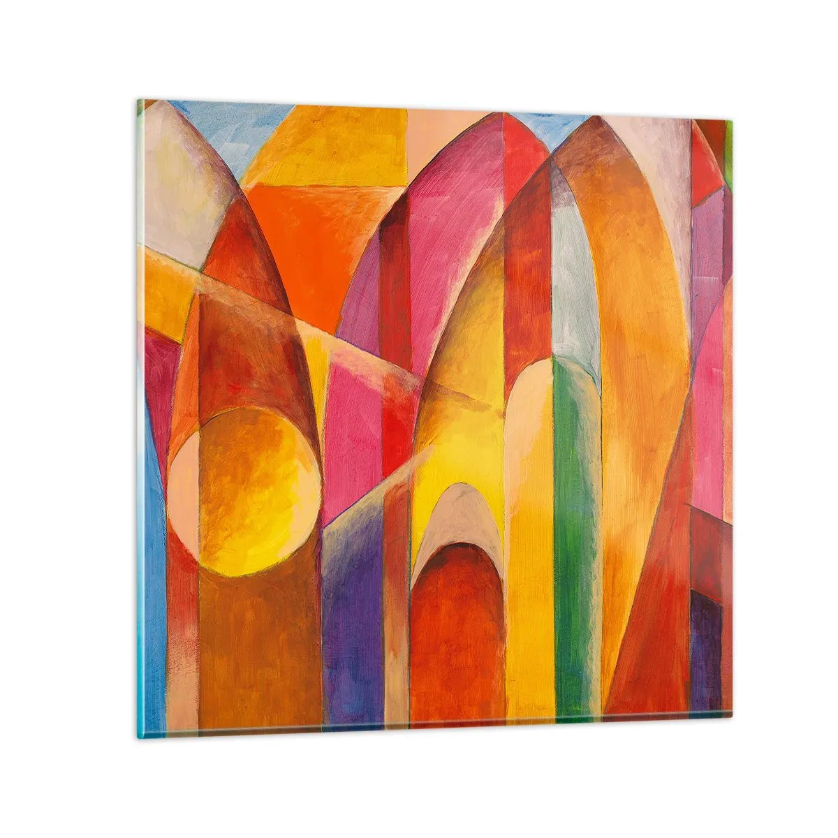 Impression sur verre - Image sur verre - Cathédrale du soleil - 40x40 cm