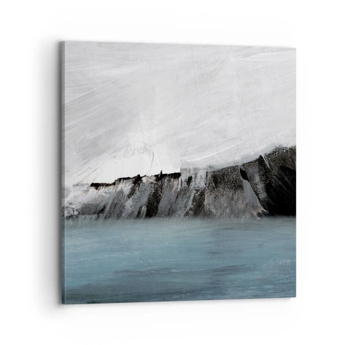 Impression sur toile - Image sur toile - Eau – terre : choc des éléments - 70x70 cm