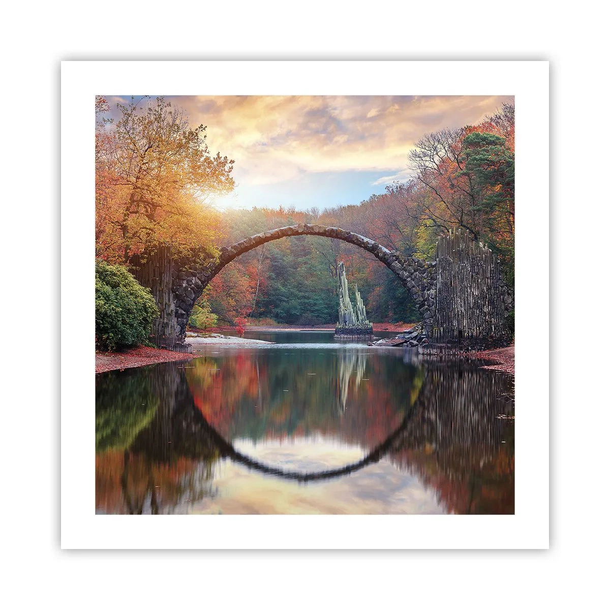 Affiche - Poster - De l'autre cote du miroir - 50x50 cm