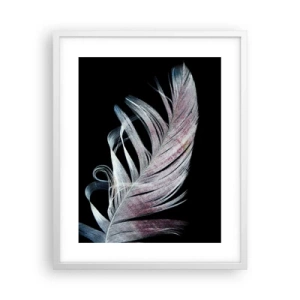 Affiche dans un cadre blanc - Poster - Pensez au toucher - 40x50 cm