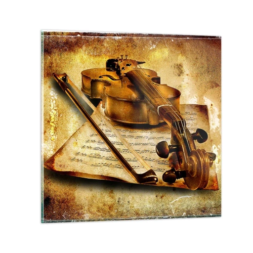 Impression sur verre - Image sur verre - Besoin immédiat d'un virtuose - 50x50 cm