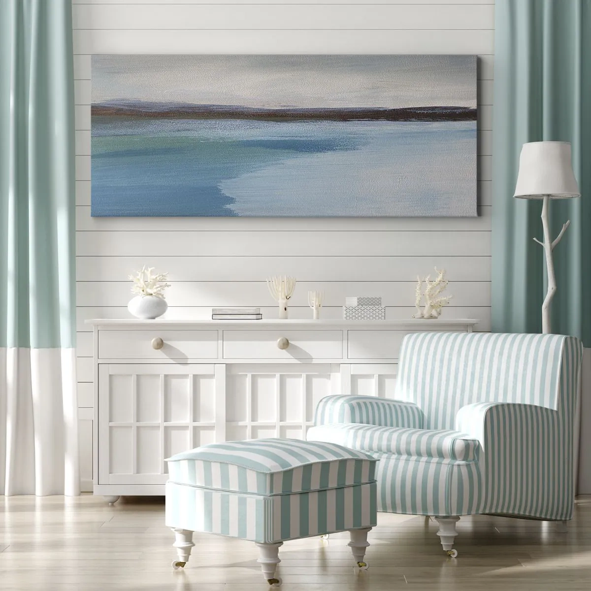 Impression sur toile - Image sur toile - Paysage horizontal - 100x40 cm