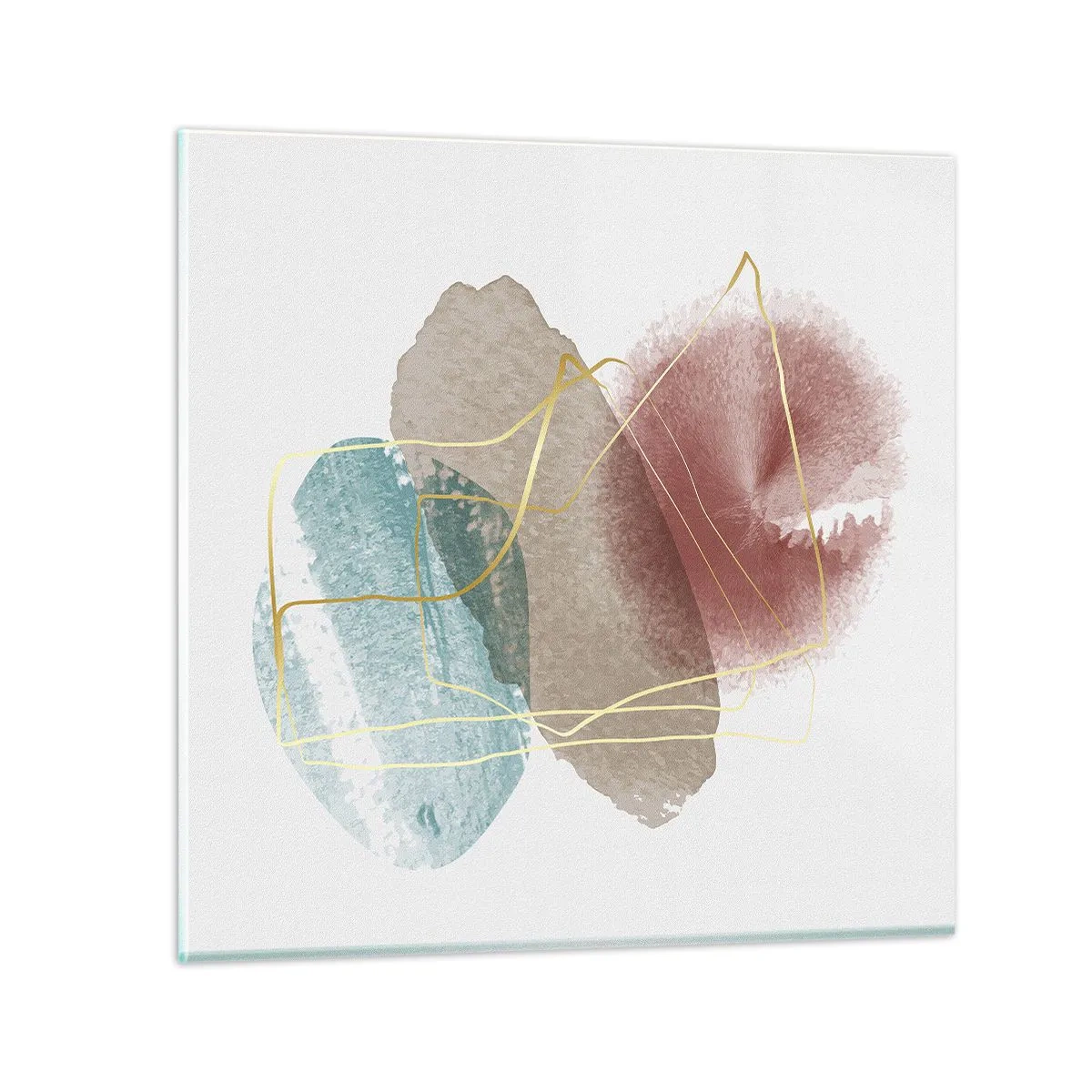 Impression sur verre - Image sur verre - Coraux de l'espace - 60x60 cm