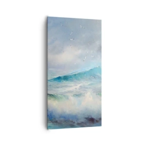 Impression sur toile - Image sur toile - "Le tourbillon hurlait de triomphe..." - 65x120 cm