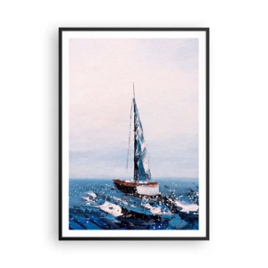 Affiche dans un cadre noir - Poster - Confrérie du vent - 70x100 cm