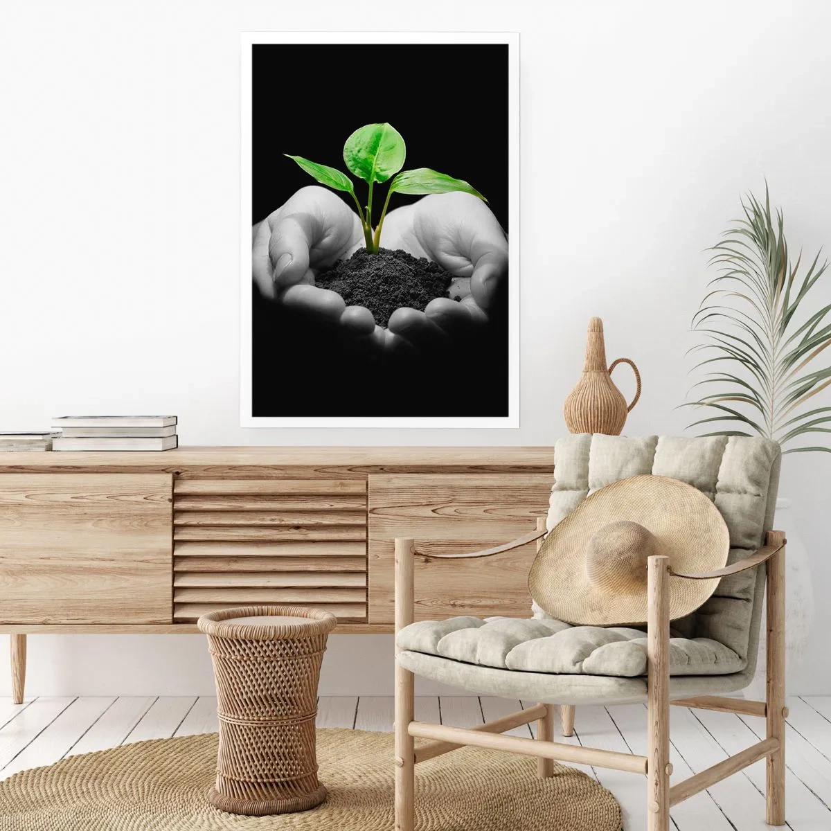 Affiche - Poster - J'aime la nature, je la protège - 30x40 cm