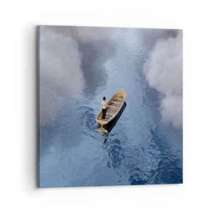 Impression sur toile - Image sur toile - Vie – voyage – inconnu - 70x70 cm