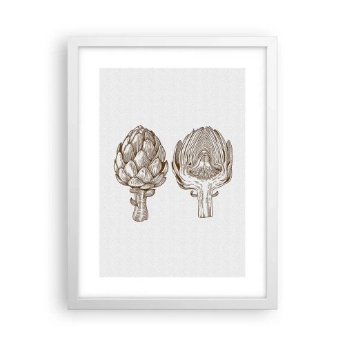 Affiche dans un cadre blanc - Poster - Leçon d’anatomie - 30x40 cm