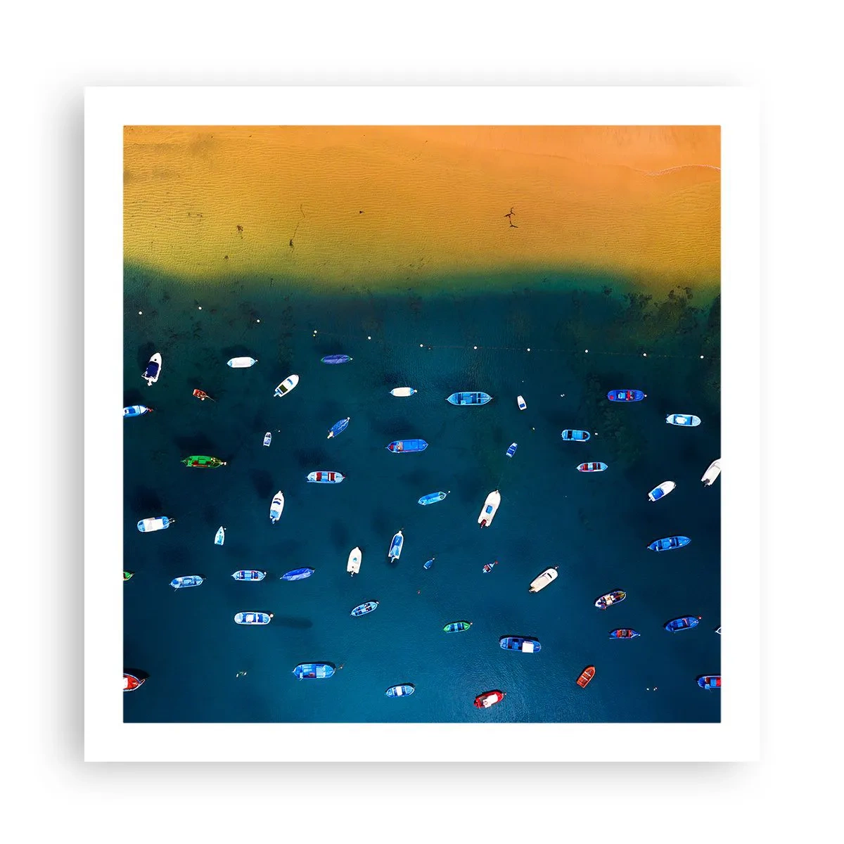 Affiche - Poster - Jeu de vacances - 60x60 cm