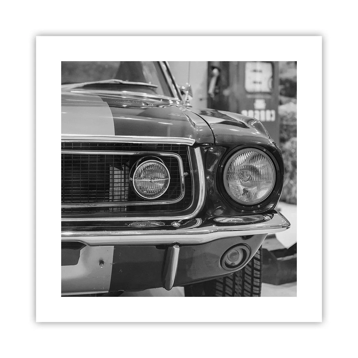 Affiche - Poster - Conduire dur - 40x40 cm