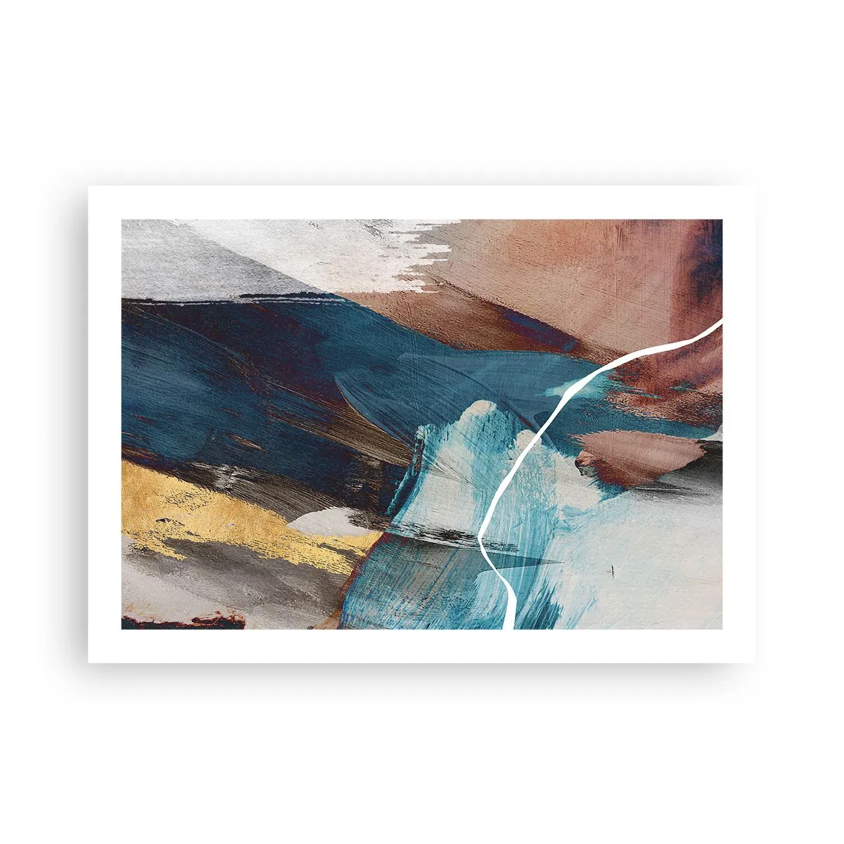 Affiche - Poster - Avec panache et énergie - 70x50 cm