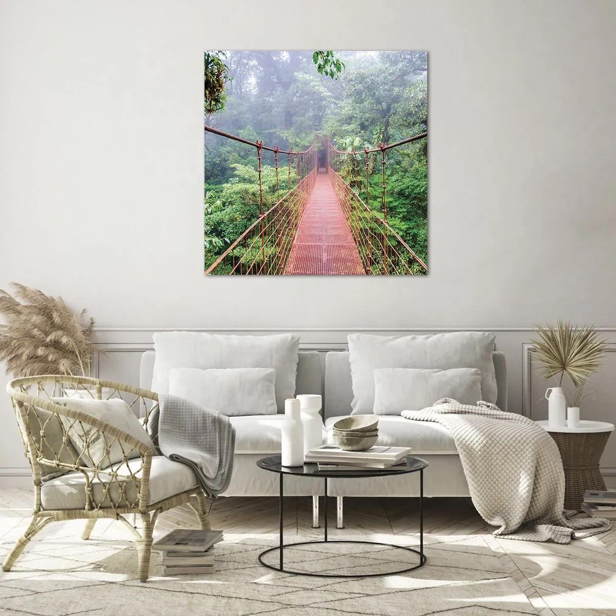 Impression sur verre - Image sur verre - Suspendu sur les couronnes - 60x60 cm