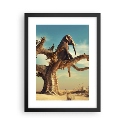 Affiche dans un cadre noir - Poster - Nouveau point de vue - 30x40 cm