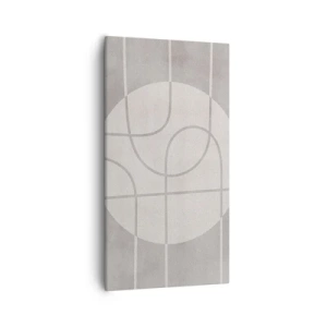 Impression sur toile - Image sur toile - Circulaire et tout droit - 55x100 cm