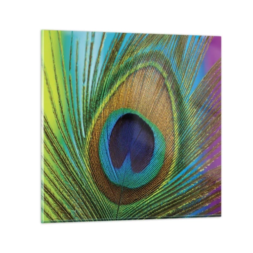 Impression sur verre - Image sur verre - Les yeux dans les yeux - 60x60 cm
