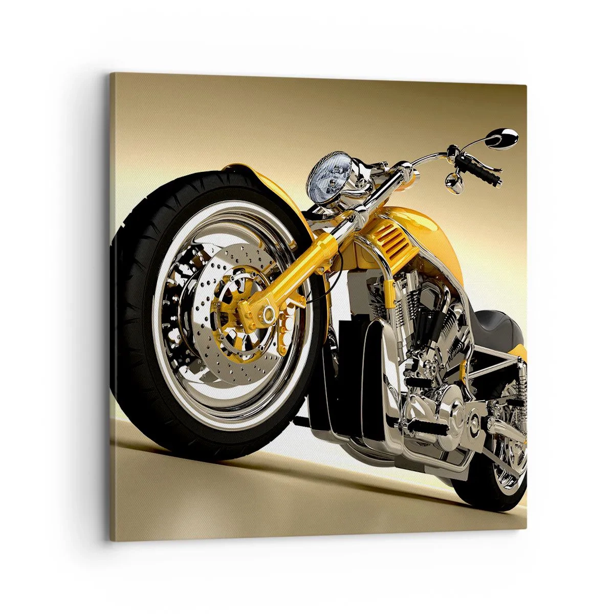 Impression sur toile - Image sur toile - Un rêve de force et de vitesse - 70x70 cm