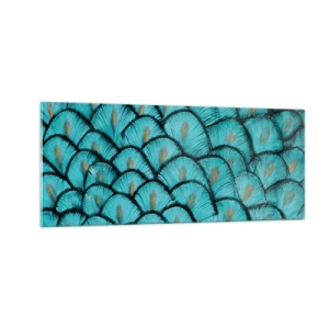 Impression sur verre - Image sur verre - Le grand gala des plumes - 100x40 cm