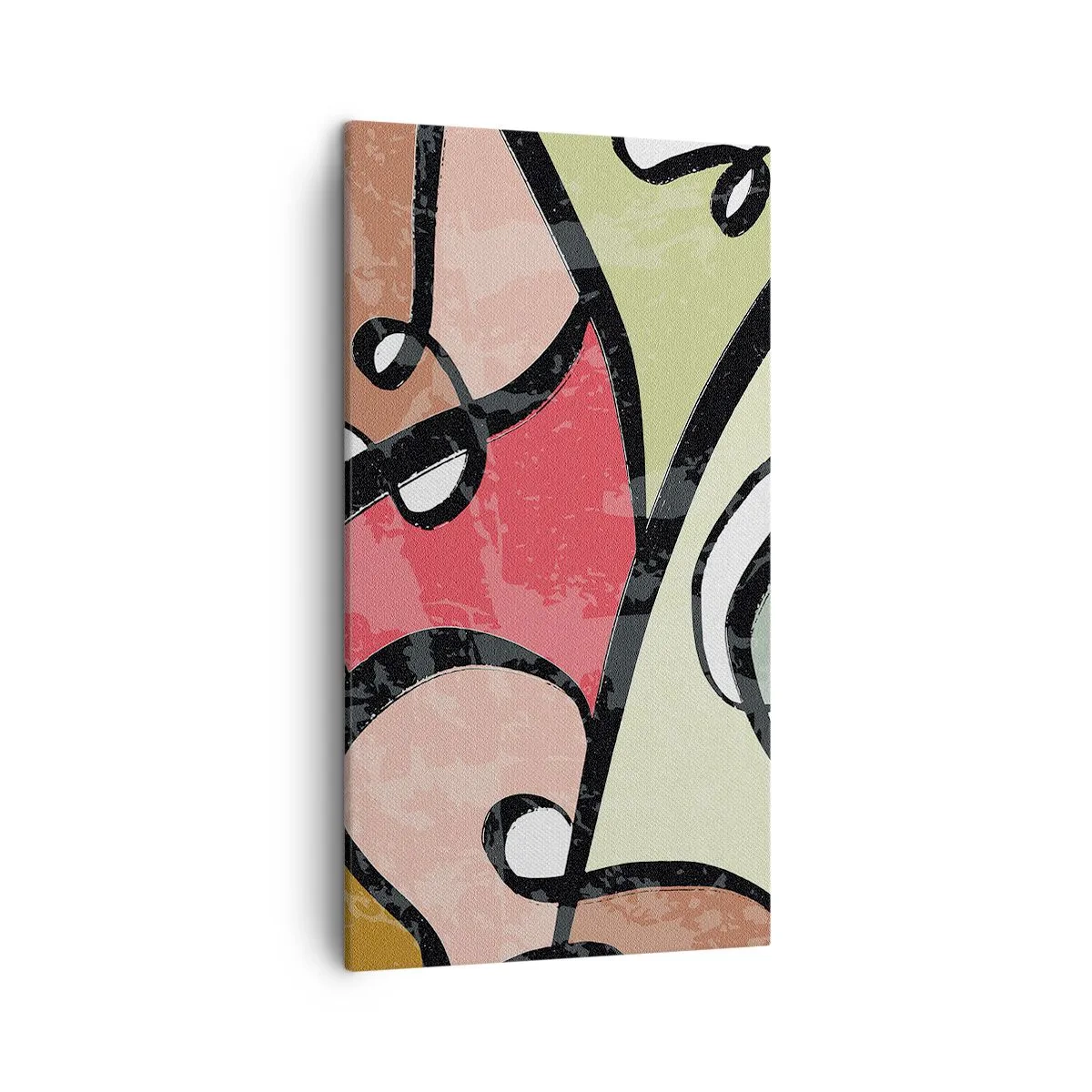 Impression sur toile - Image sur toile - Pirouettes parmi les couleurs - 45x80 cm