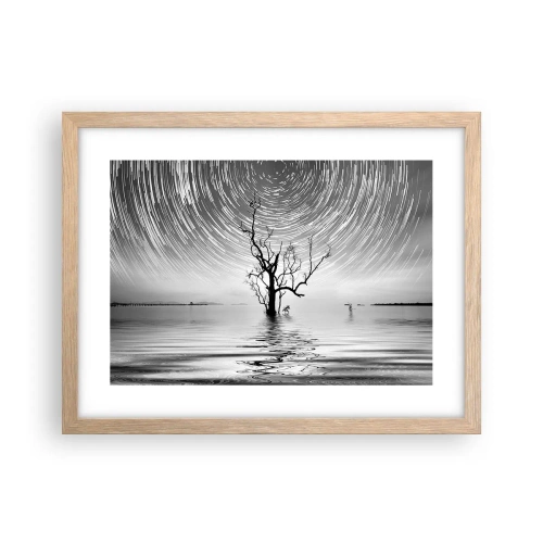 Affiche dans un chêne clair - Poster - La symphonie de la nature - 40x30 cm