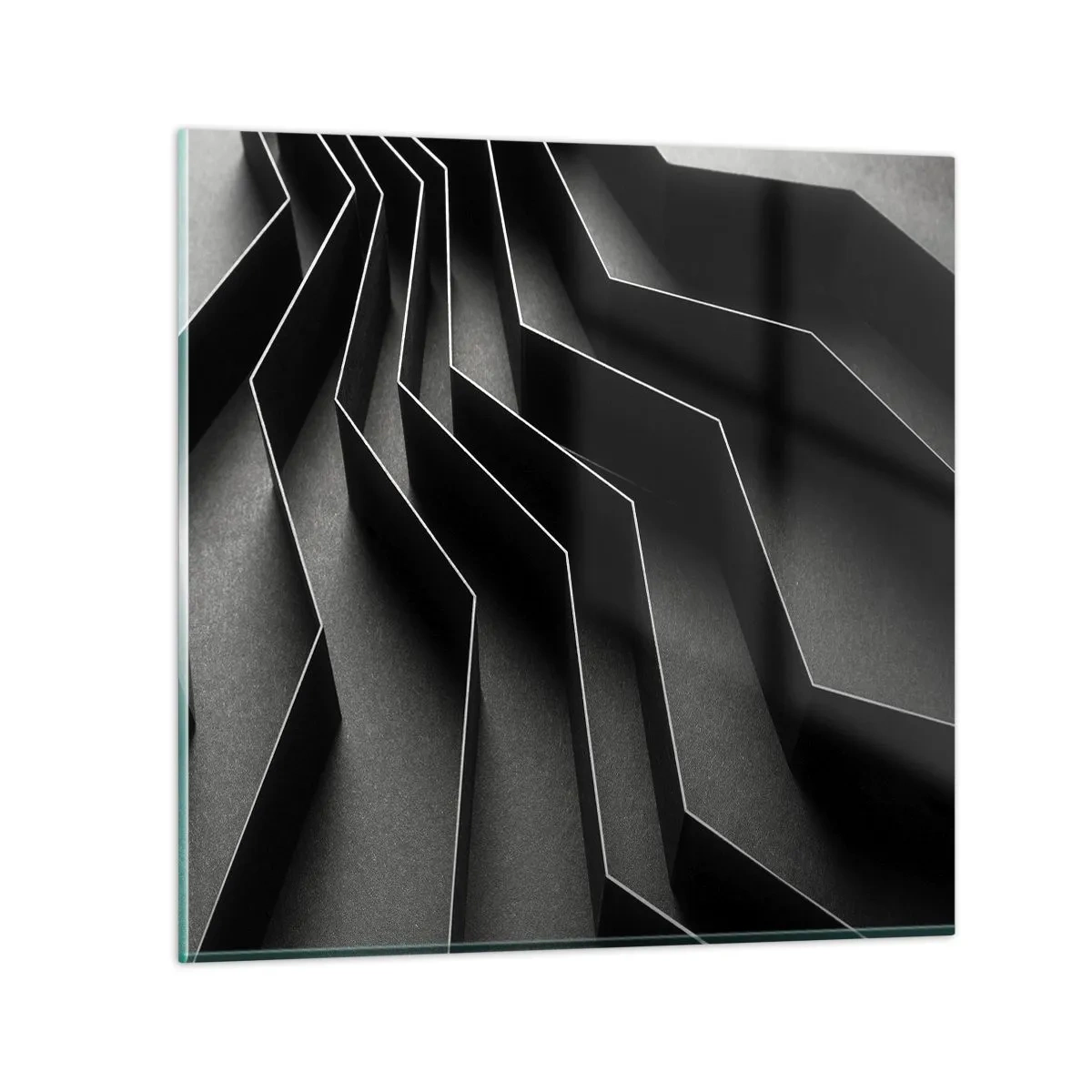 Impression sur verre - Image sur verre - Ordre spatial - 50x50 cm