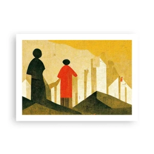 Affiche - Poster - La route est encore longue - 70x50 cm