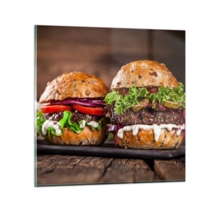 Impression sur verre - Image sur verre - American dream - 30x30 cm