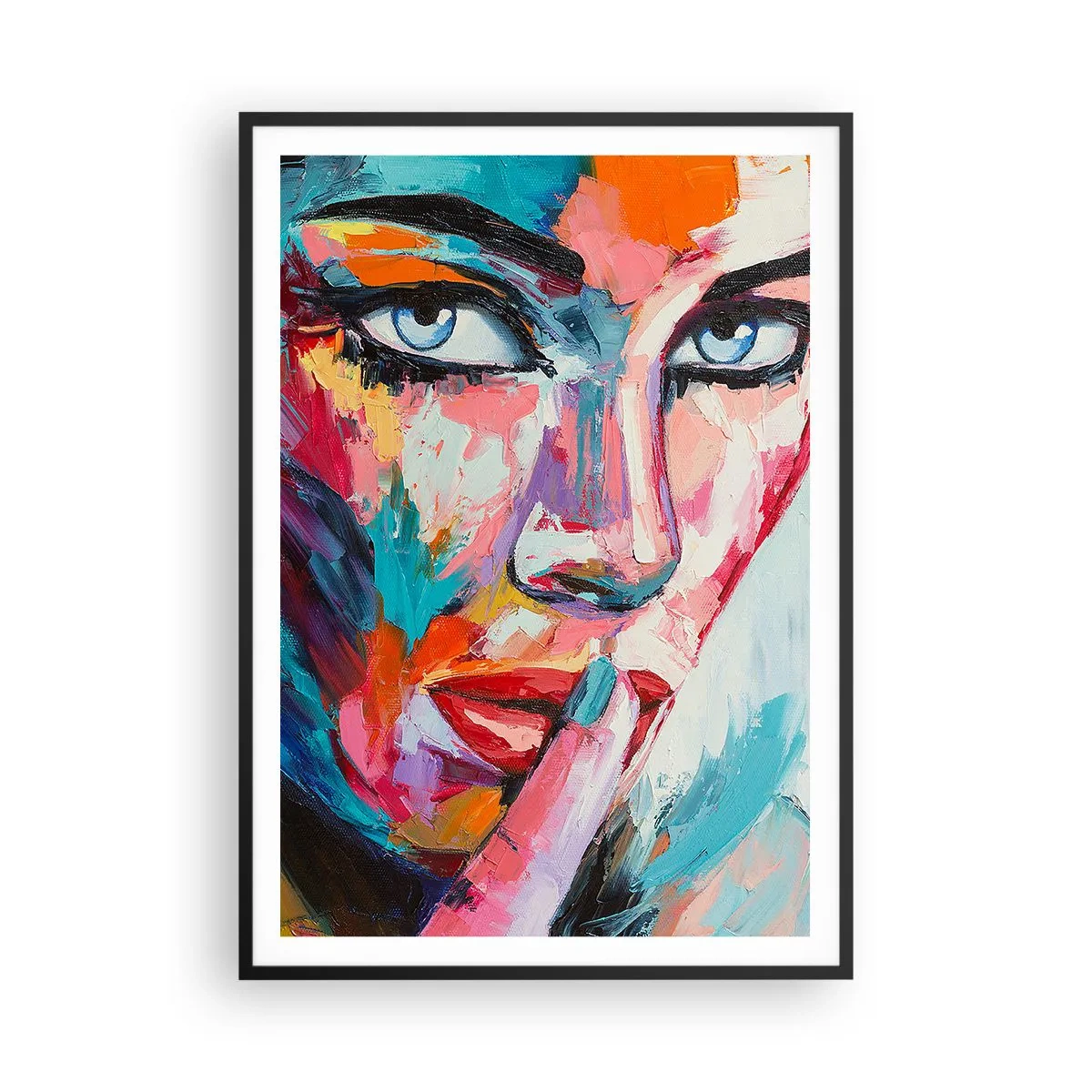 Affiche dans un cadre noir - Poster - Notre premier secret - 70x100 cm