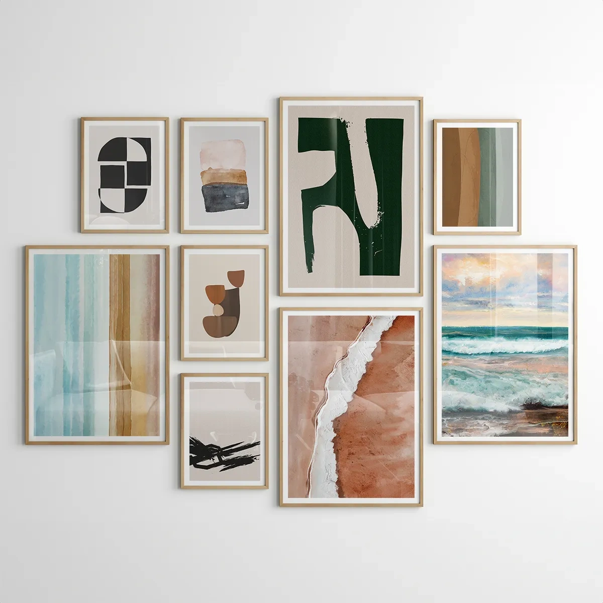 Calm waves - Inspiration pour le mur