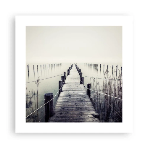 Affiche - Poster - Plongez dans la paix - 40x40 cm