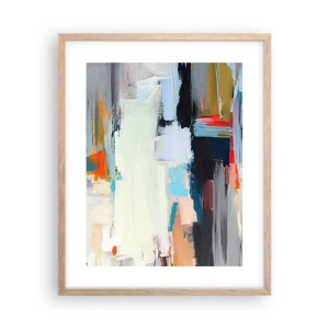 Affiche dans un chêne clair - Poster - Y a-t-il une méthode ? - 40x50 cm