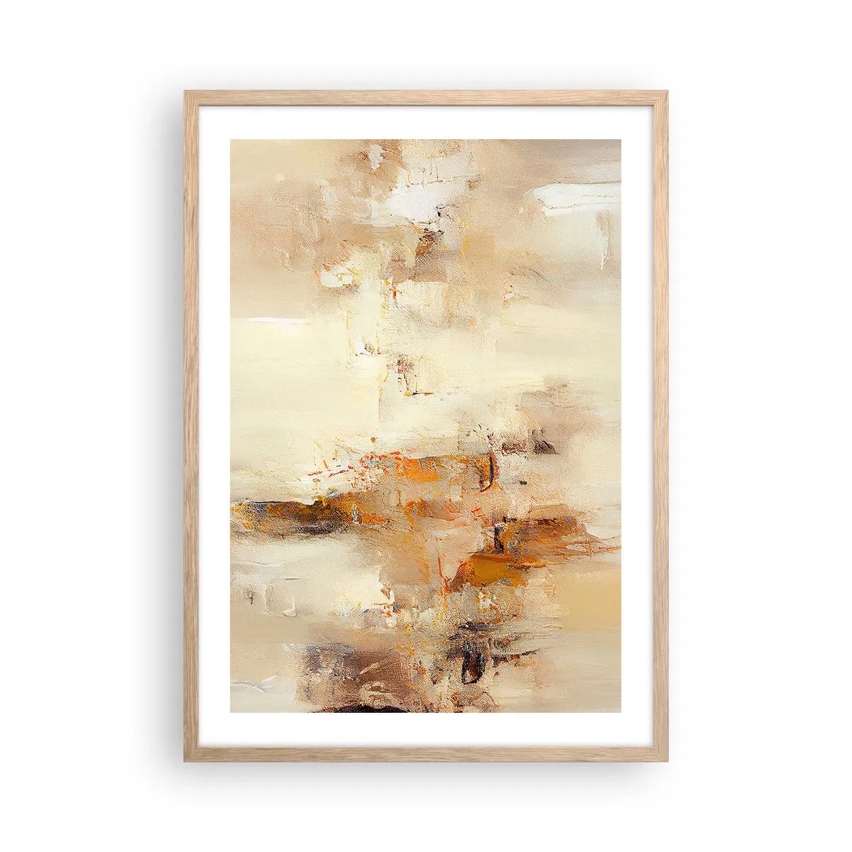 Affiche dans un chêne clair - Poster - Âme de l'ambre - 50x70 cm