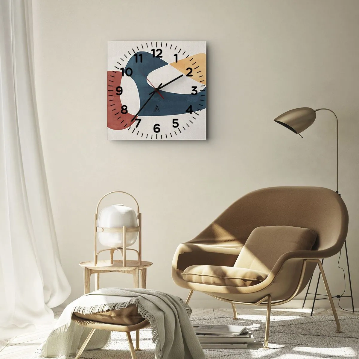 Horloge murale - Pendule murale - Influences et métamorphoses - 30x30 cm