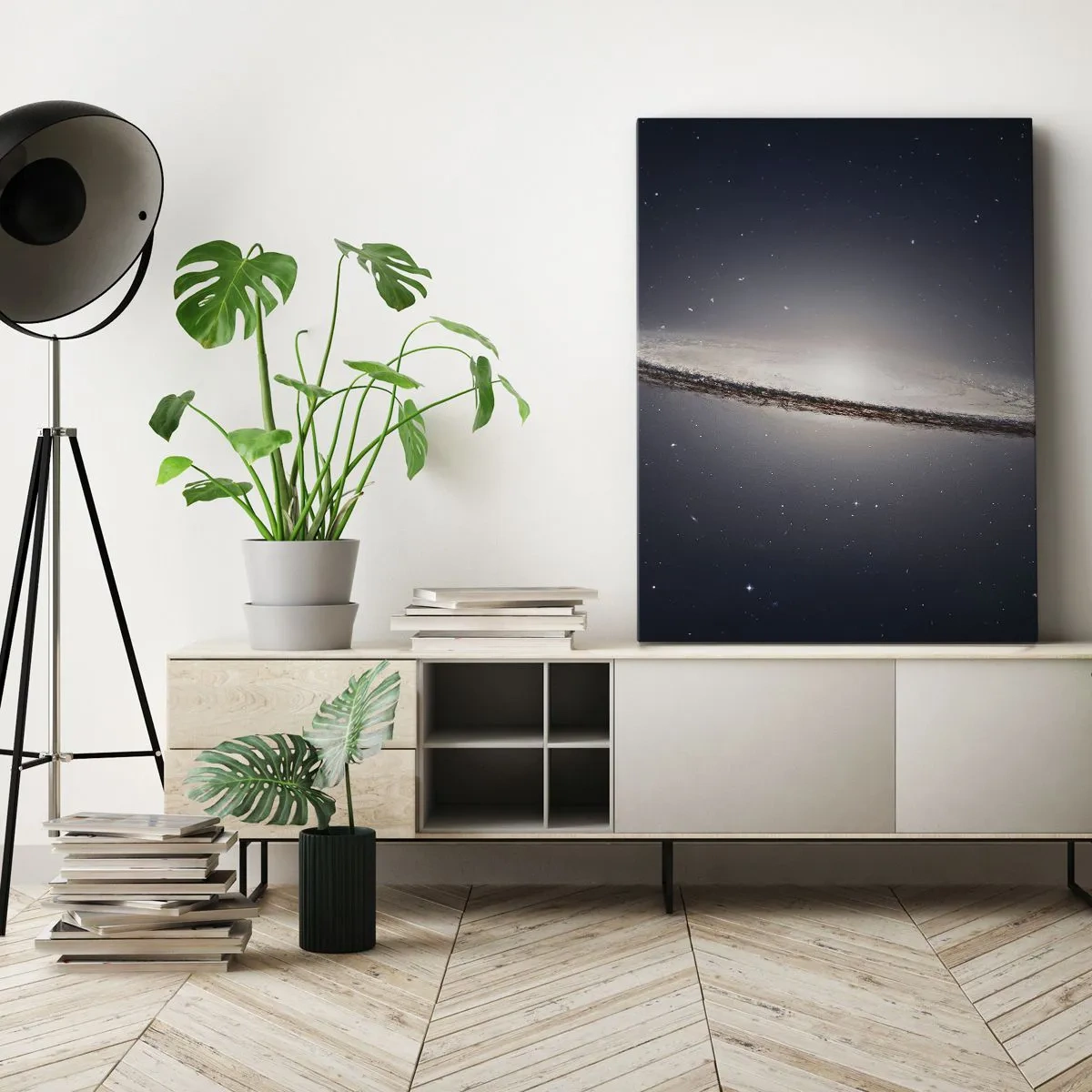 Impression sur toile - Image sur toile - Il y a bien longtemps, dans une galaxie très lointaine… - 45x80 cm