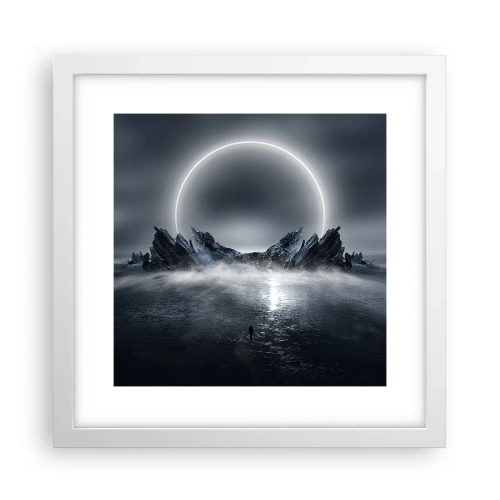 Affiche dans un cadre blanc - Poster - La fin de l'histoire - 30x30 cm