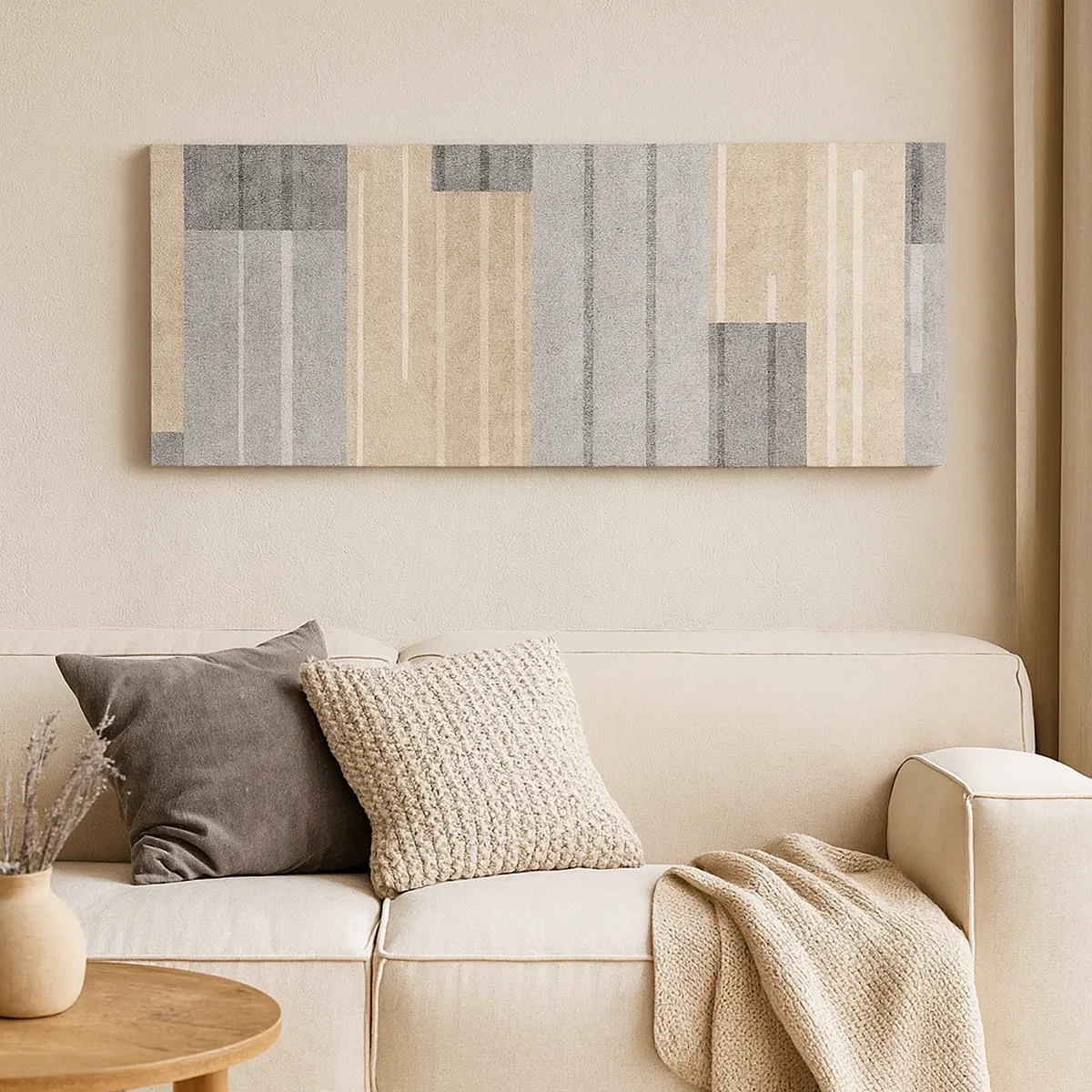 Impression sur toile - Image sur toile - Composition : se tenir droit - 30x30 cm