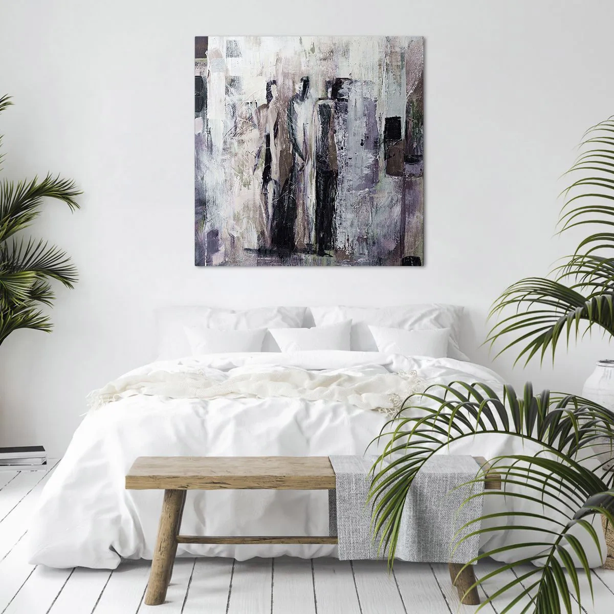 Impression sur toile - Image sur toile - Les trois mystérieux - 60x60 cm