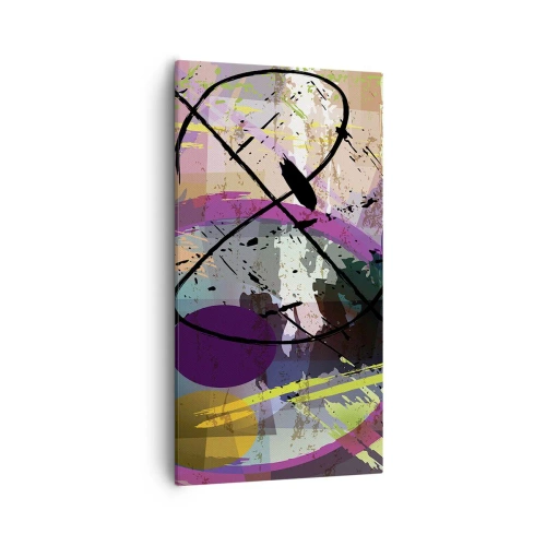 Impression sur toile - Image sur toile - Vous pouvez aller tout droit ou autour - 55x100 cm