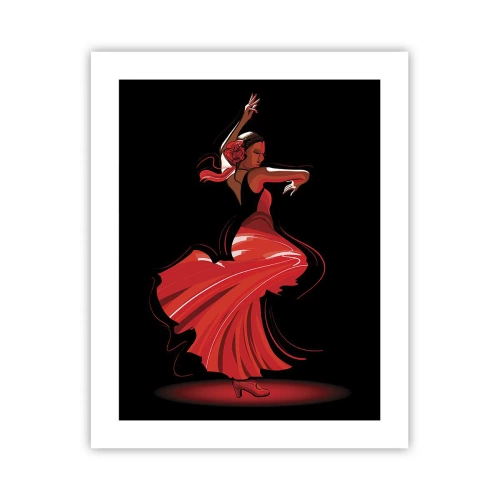 Affiche - Poster - L'esprit fougueux du flamenco - 40x50 cm