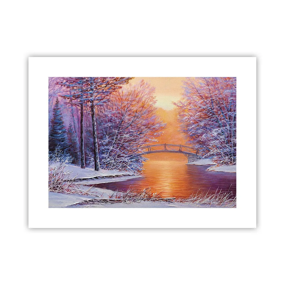 Affiche - Poster - On se rencontre ici - 40x30 cm