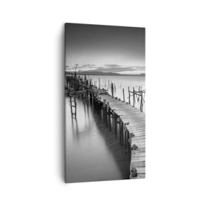 Impression sur toile - Image sur toile - La paix d'un rivage oublié - 45x80 cm