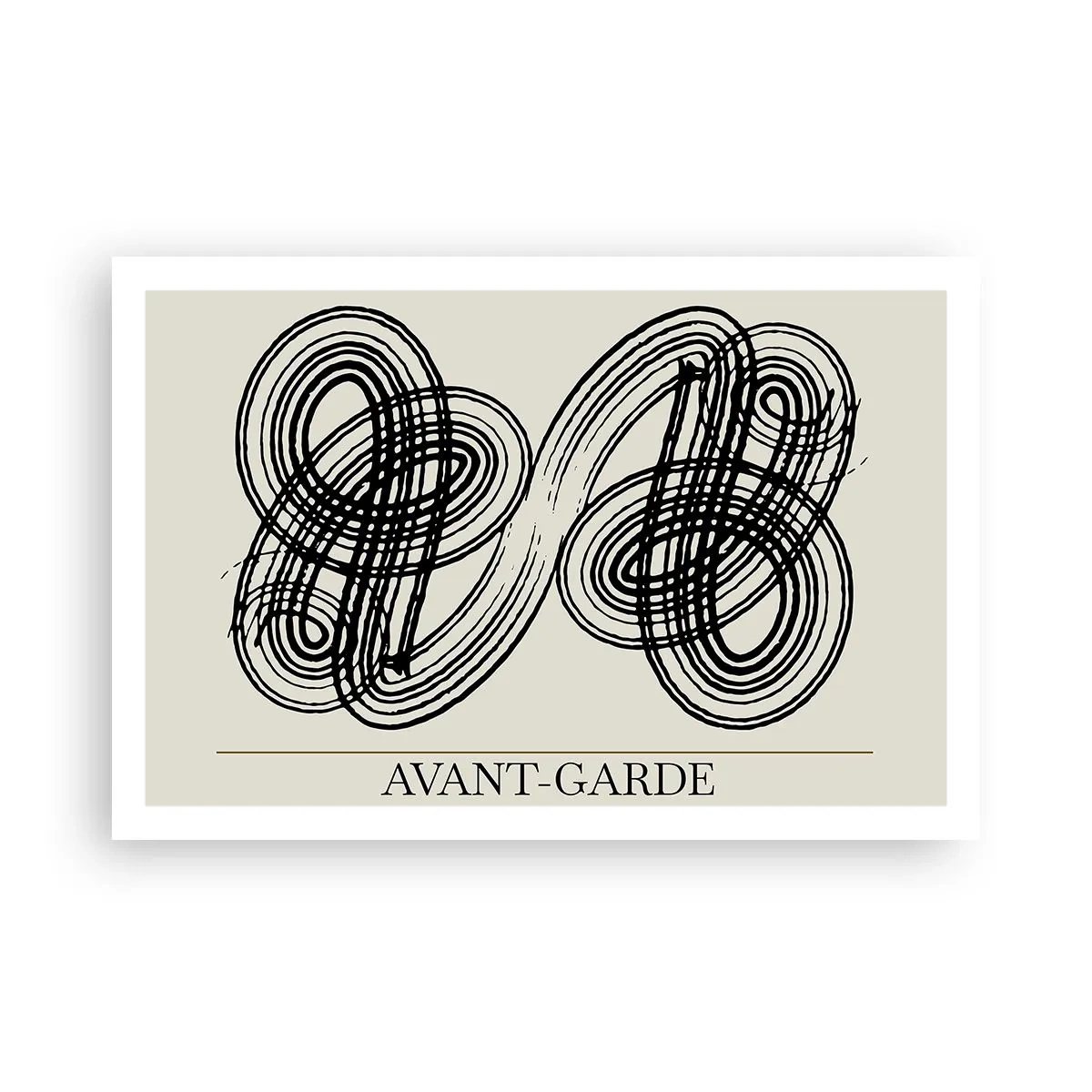 Affiche - Poster - C'est venu spontanément - 91x61 cm